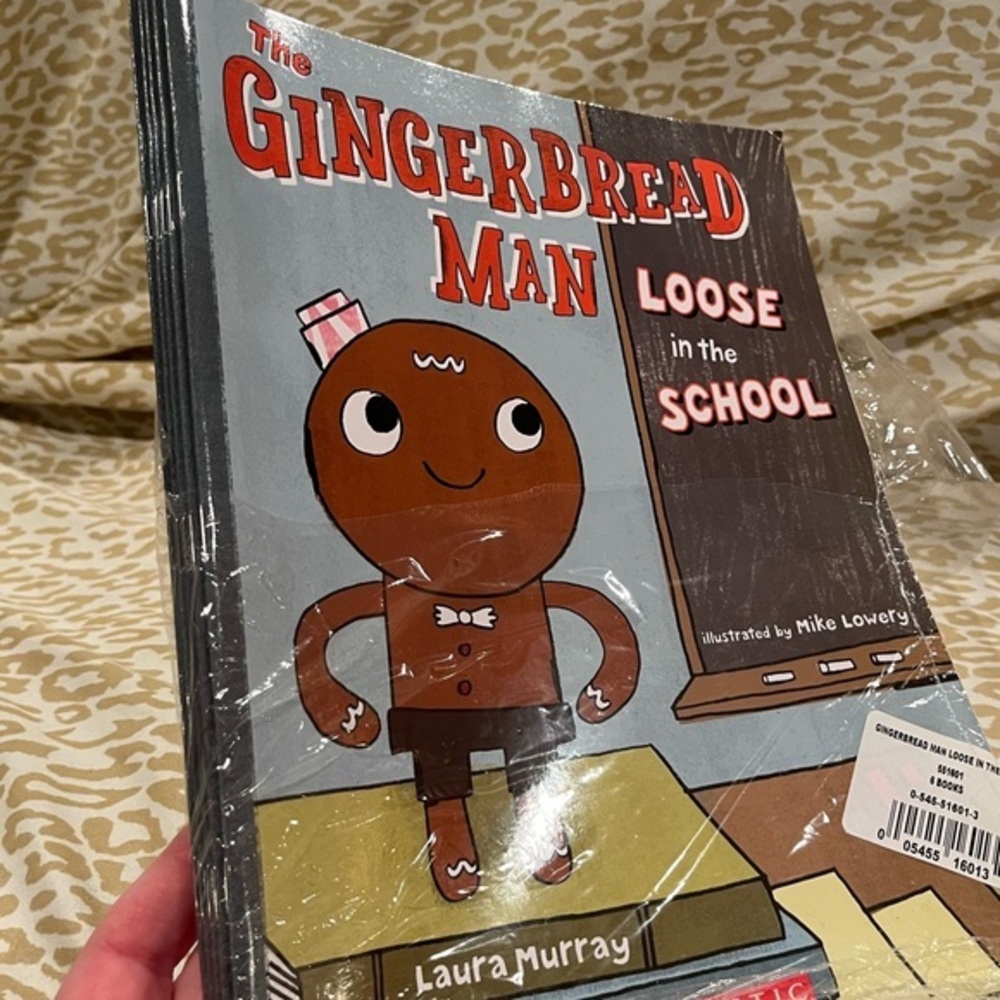 The Gingerbread Man Loose in School 5 book bundle